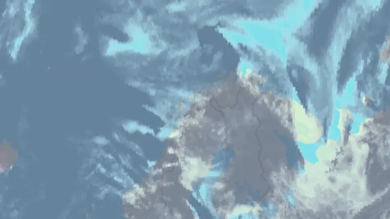 Skydekke weather map