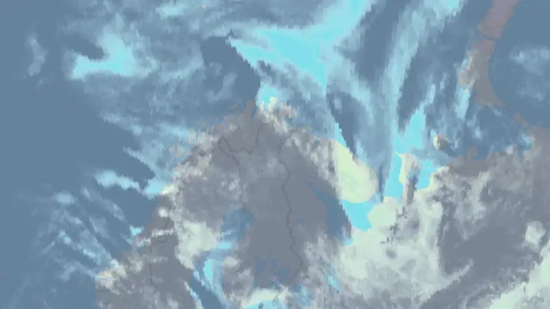 Clouds weather map