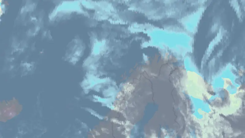 Clouds weather map