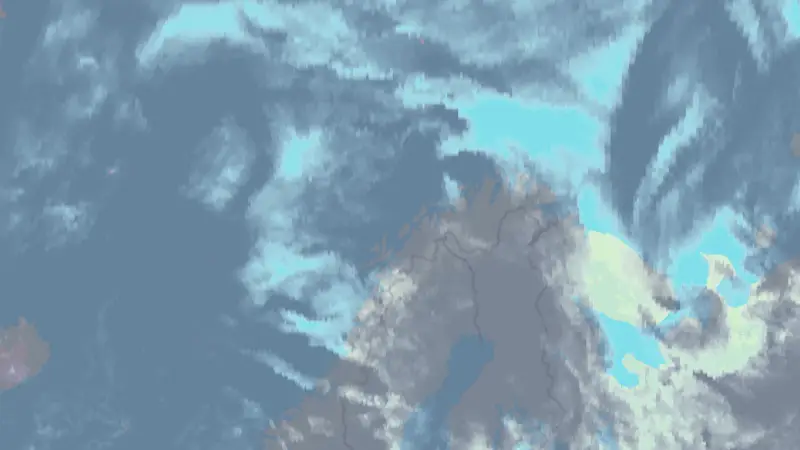 Clouds weather map