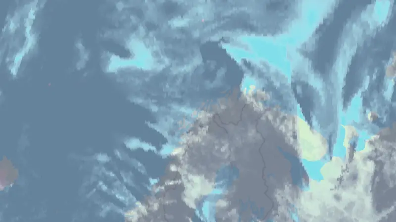 Skydekke weather map