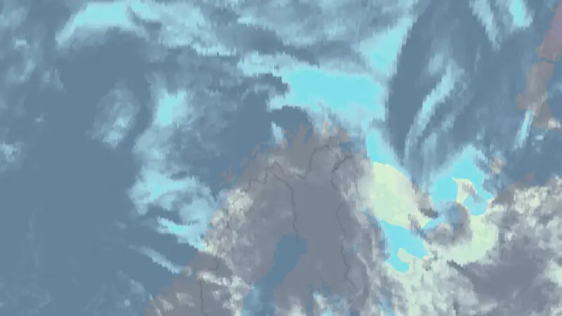 Clouds weather map