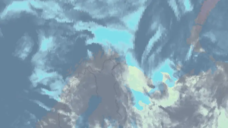Clouds weather map