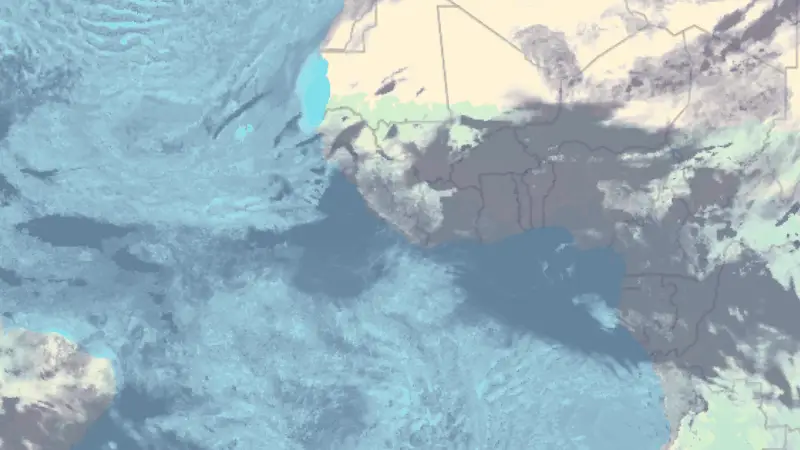 Nébulosité weather map