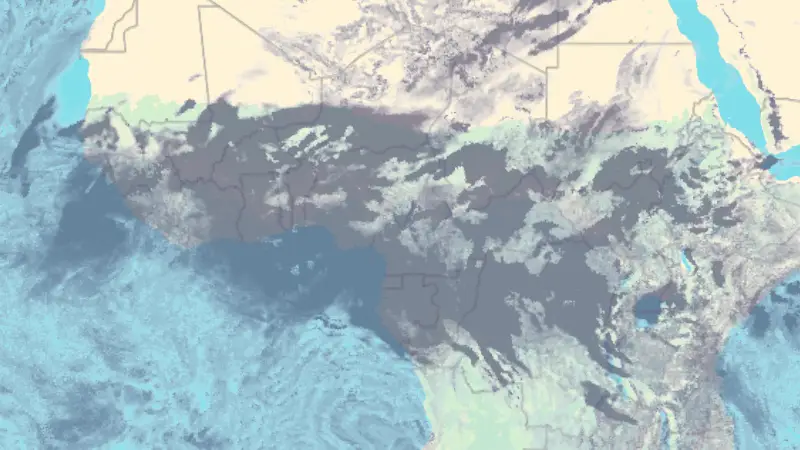 Oblačnost weather map
