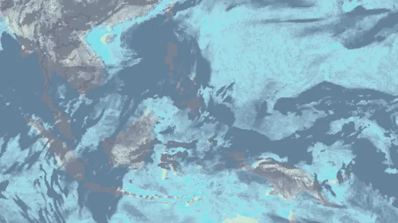 Clouds weather map