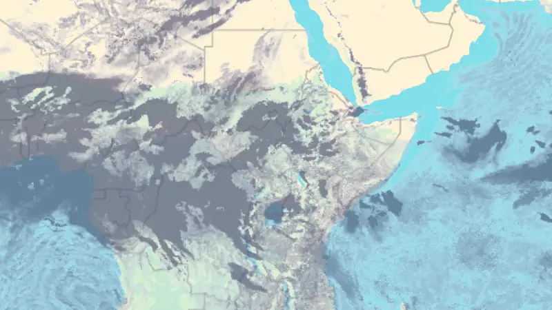 Clouds weather map
