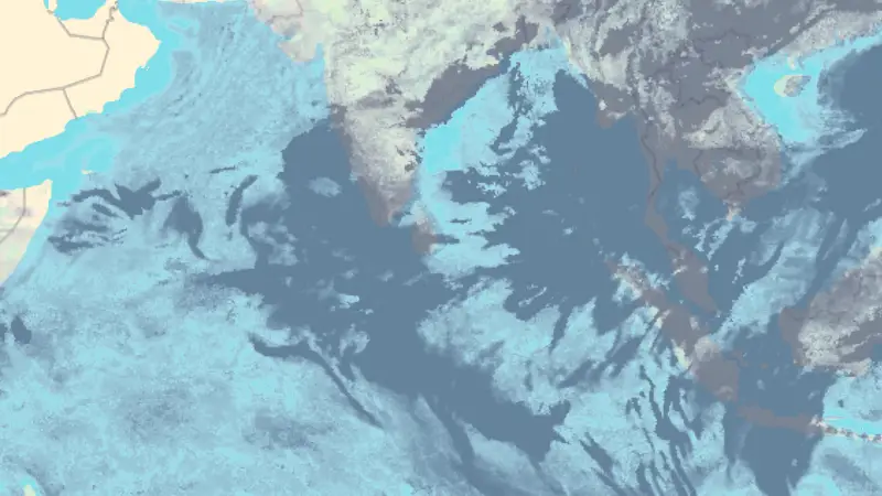 Clouds weather map