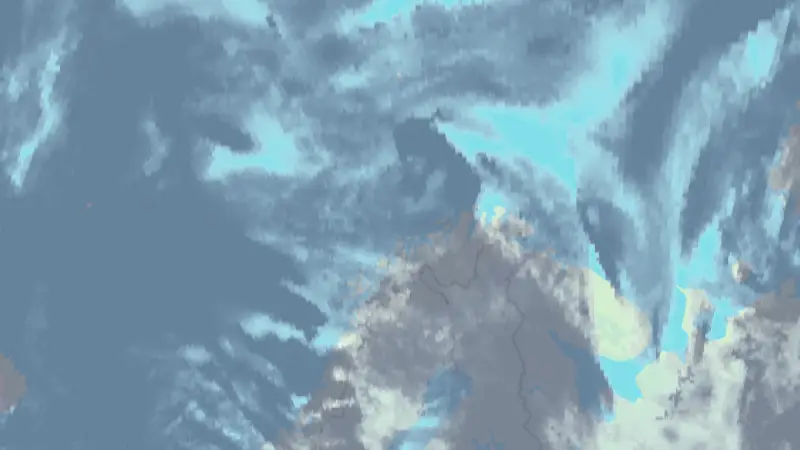 Clouds weather map