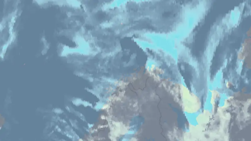 Skydekke weather map