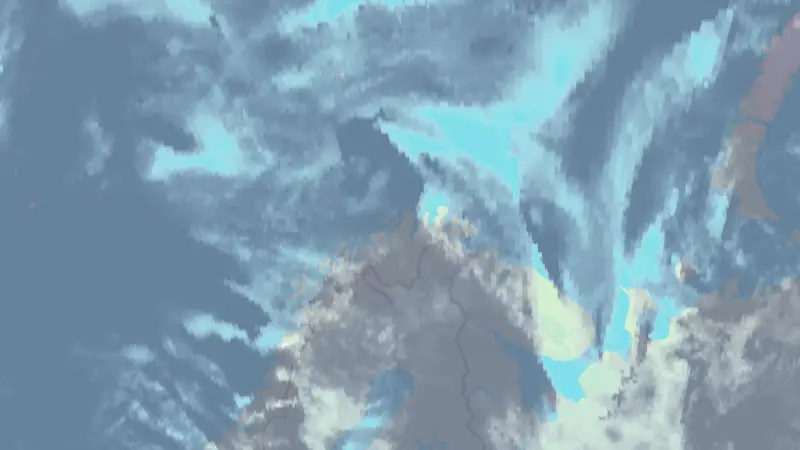 Skydekke weather map