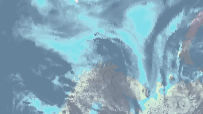 Skydekke weather map