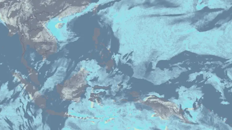 Clouds weather map