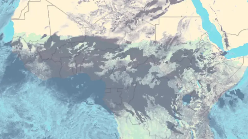 Oblačnost weather map