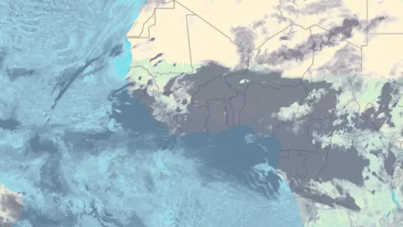Nubosidad weather map