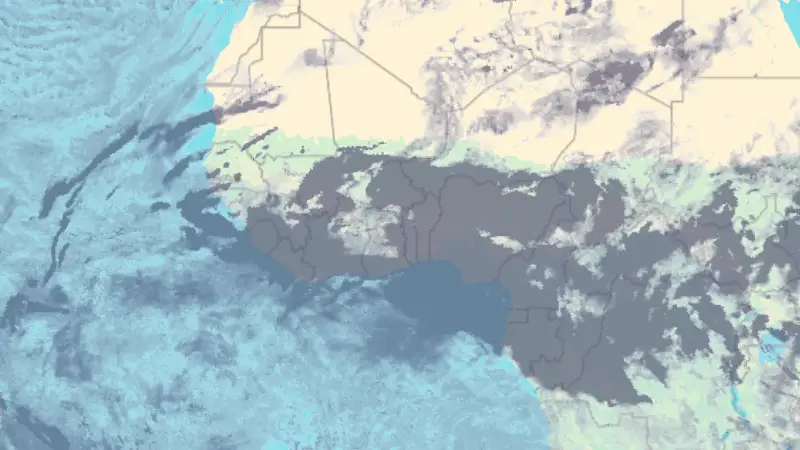 Nebulozitate weather map