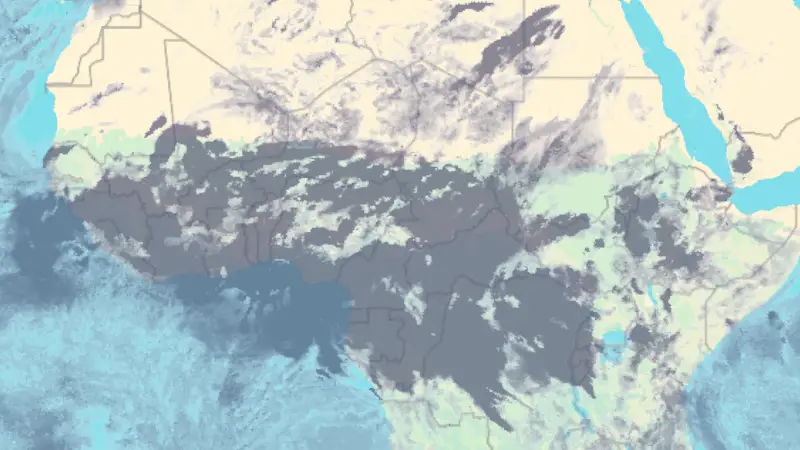 Zachmurzenie weather map
