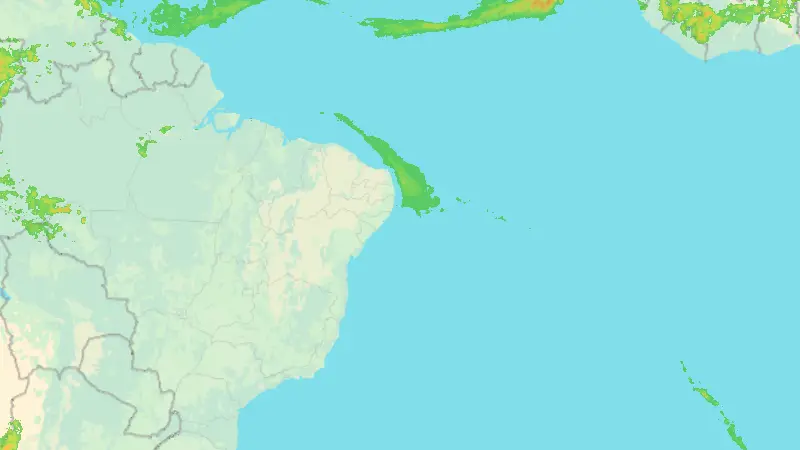 Nedbør weather map