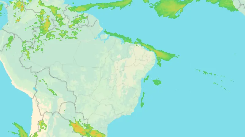 Srážky weather map