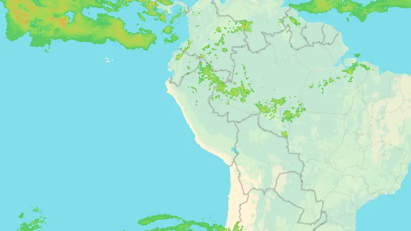 Padavine weather map