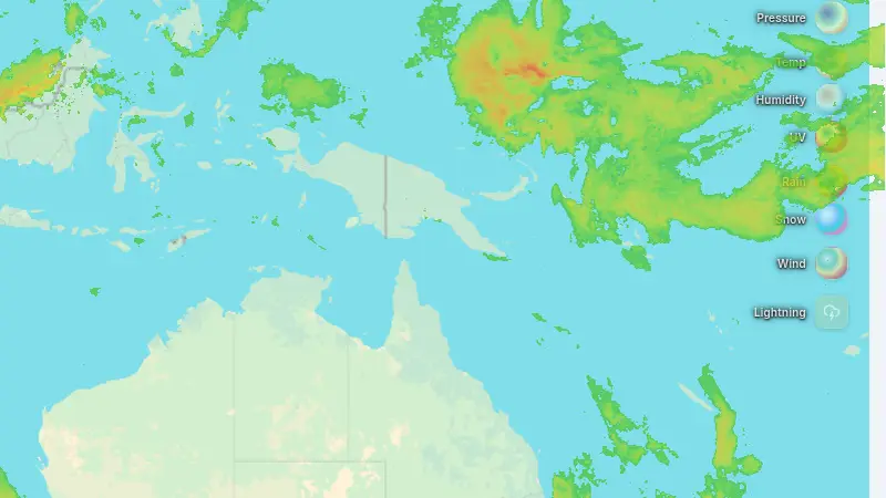 بارش weather map