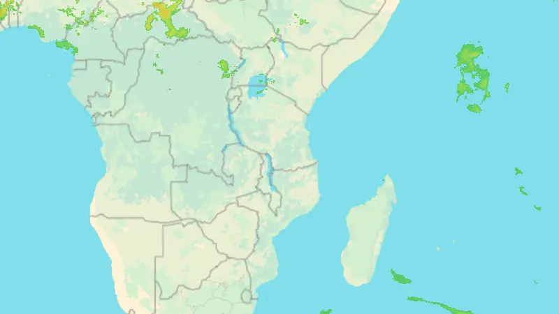 Precipitación weather map