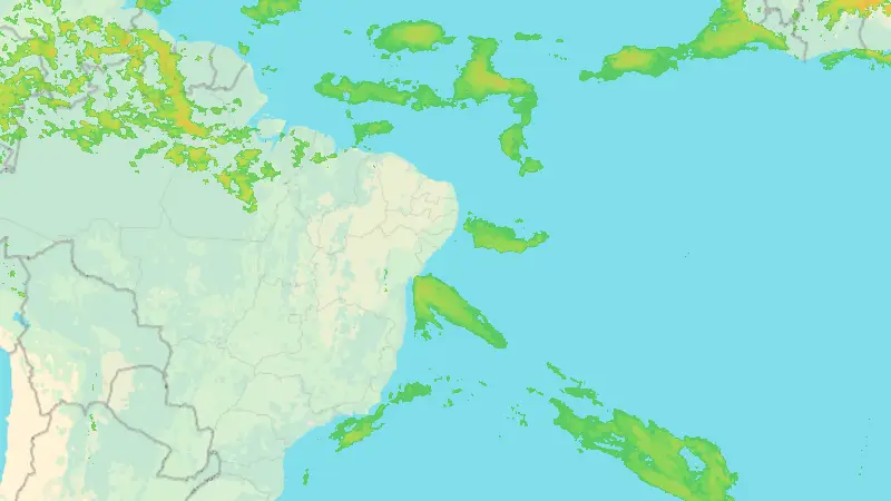 Opady weather map