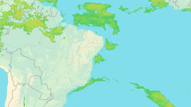 Precipitation weather map