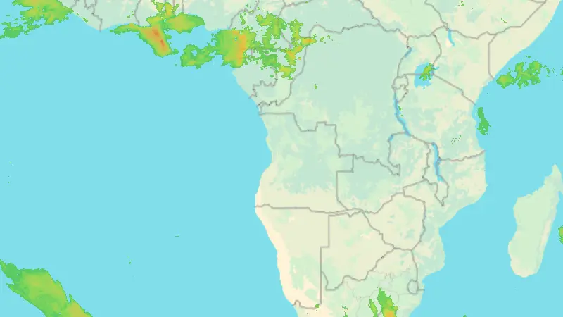 Precipitazioni weather map