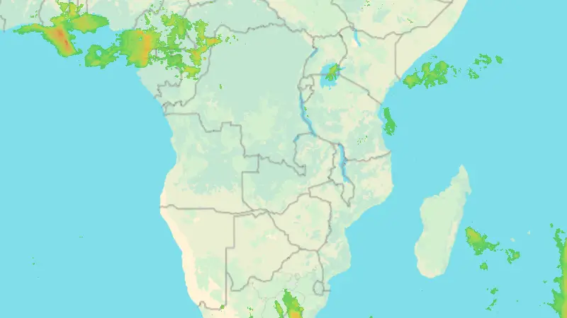 Βροχόπτωση weather map
