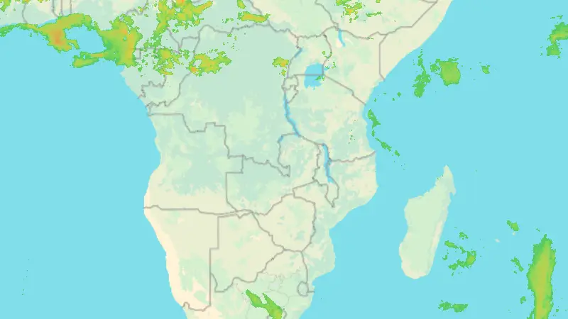Srážky weather map