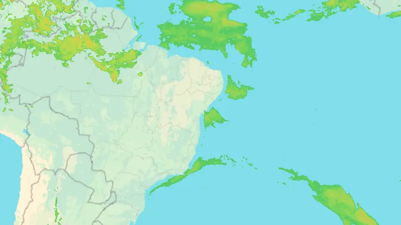 Precipitation weather map