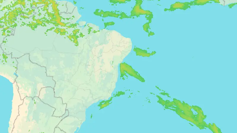 Precipitation weather map