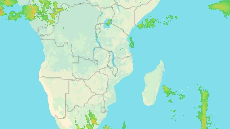 Nederbörd weather map