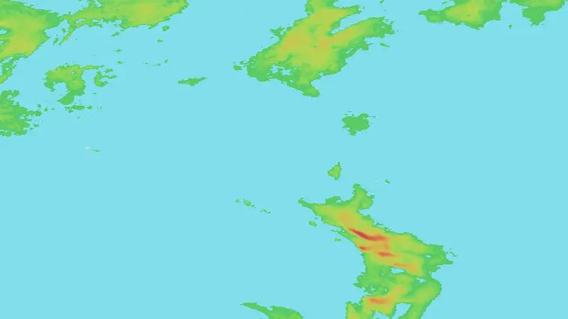 Srážky weather map