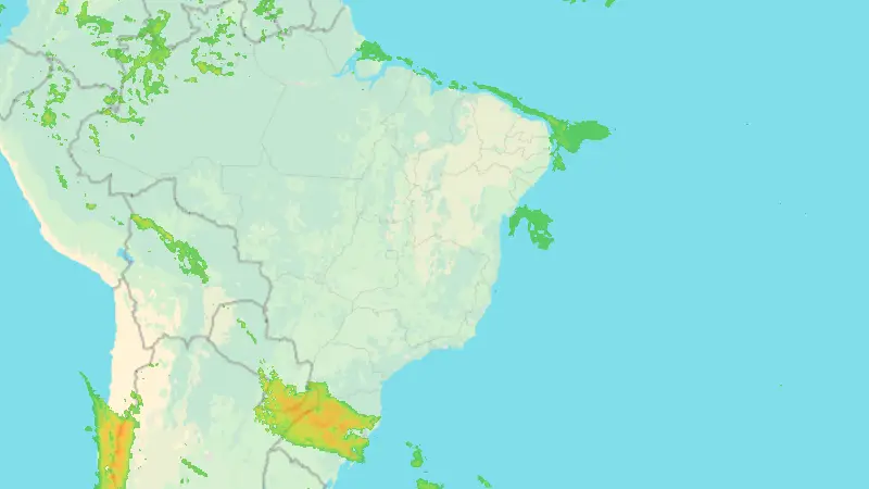Srážky weather map