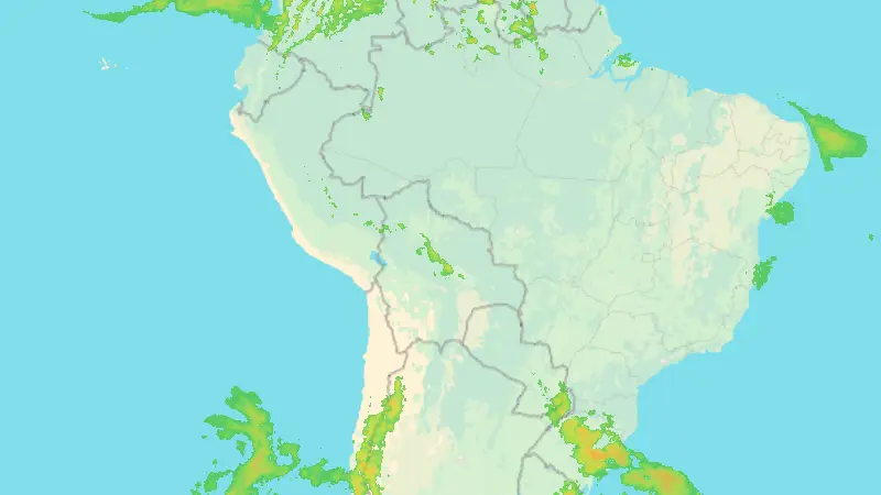 Nedbør weather map