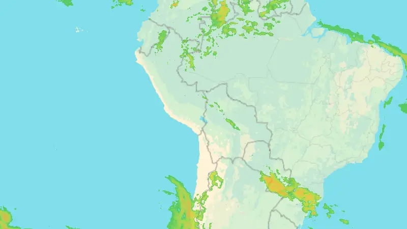 Opady weather map