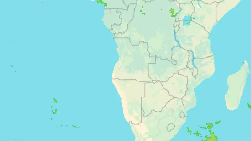 Nedbør weather map
