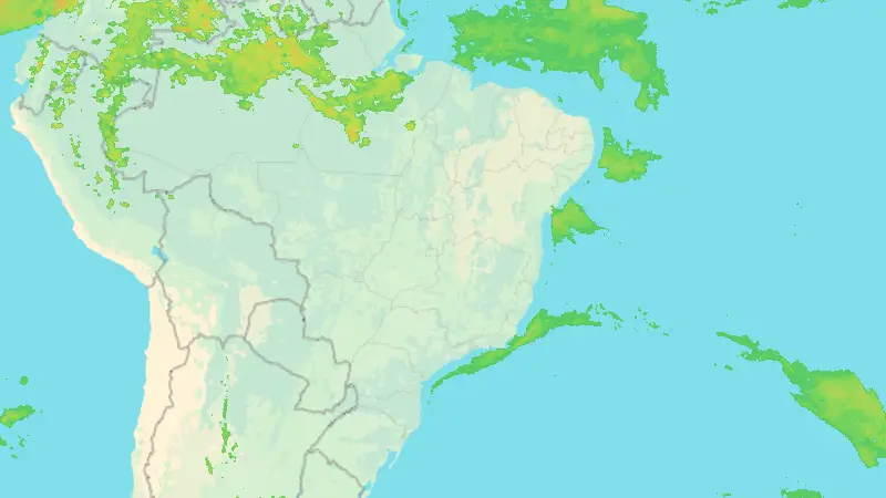 Precipitation weather map