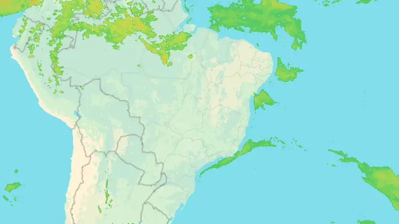 Précipitations weather map