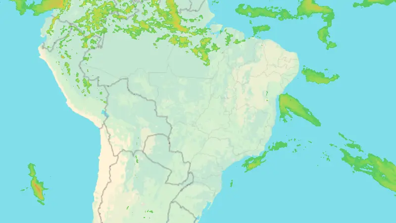 Precipitazioni weather map