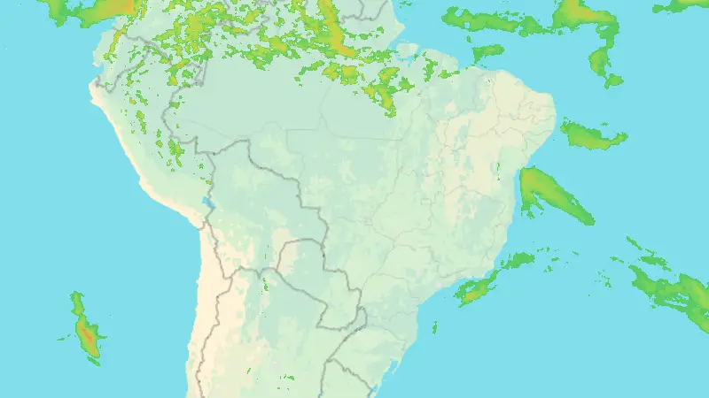 Precipitazioni weather map