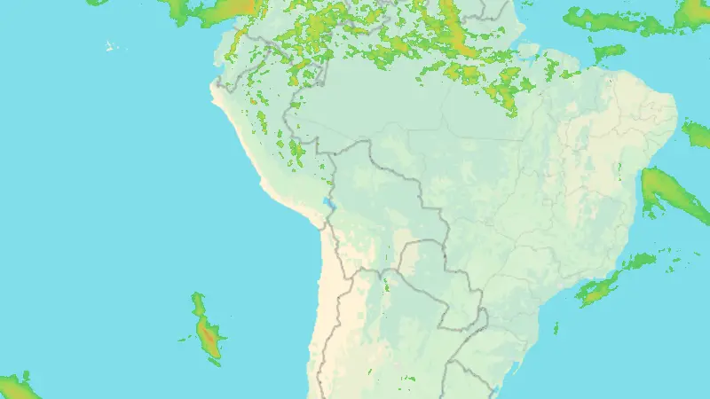 Precipitații weather map