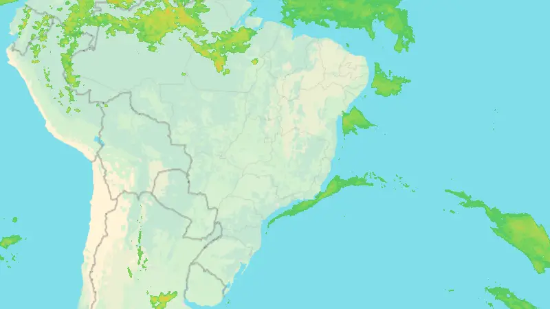 Precipitation weather map