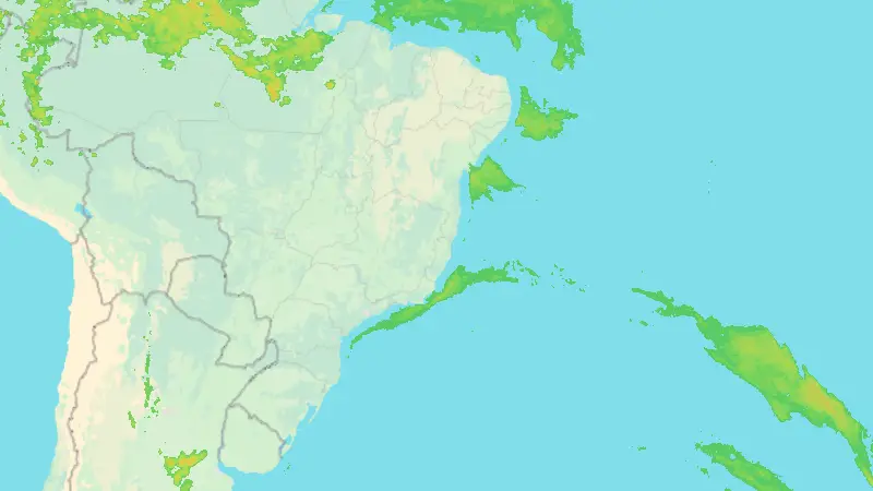 Srážky weather map