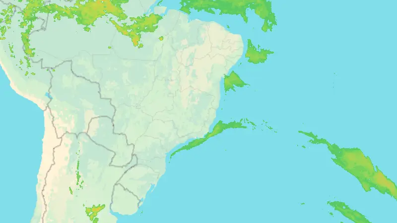 Precipitation weather map