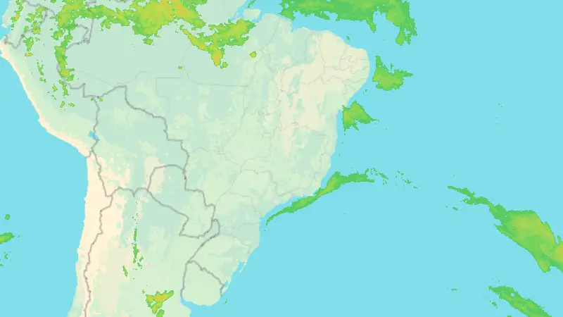 Precipitation weather map