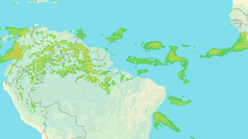 Precipitación weather map