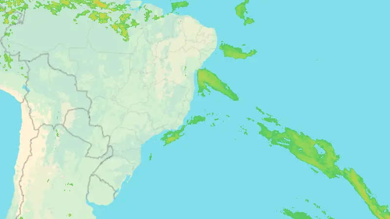 Precipitation weather map